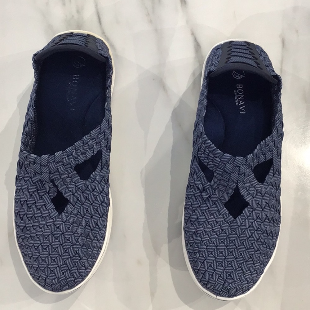 Women’s Bonavi blue slip on shoes